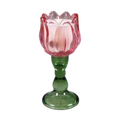6.25" Wine Glass Candle-Vanilla Cloud