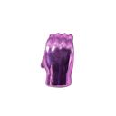  7.5"L Metallic Pink Ceramic Heart Hand