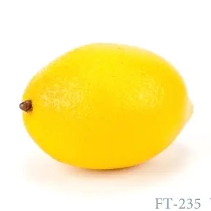 Faux Lemon Decorative Fruit