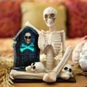  8.5" LED Skeleton & Tombstone