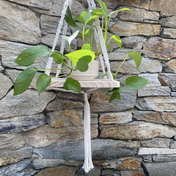 Macramé Hanging Shelf