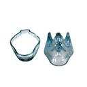  5.38"L Blue Glass Swan Candle w/Lid (4.5 oz)
