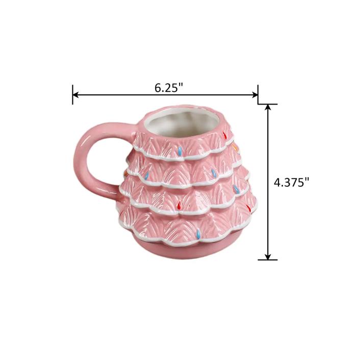 18 OZ Xmas Tree Ceramic Mug
