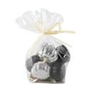  8 PCS Black & Silver Pumpkins