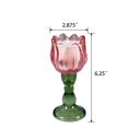  6.25" Wine Glass Candle-Vanilla Cloud