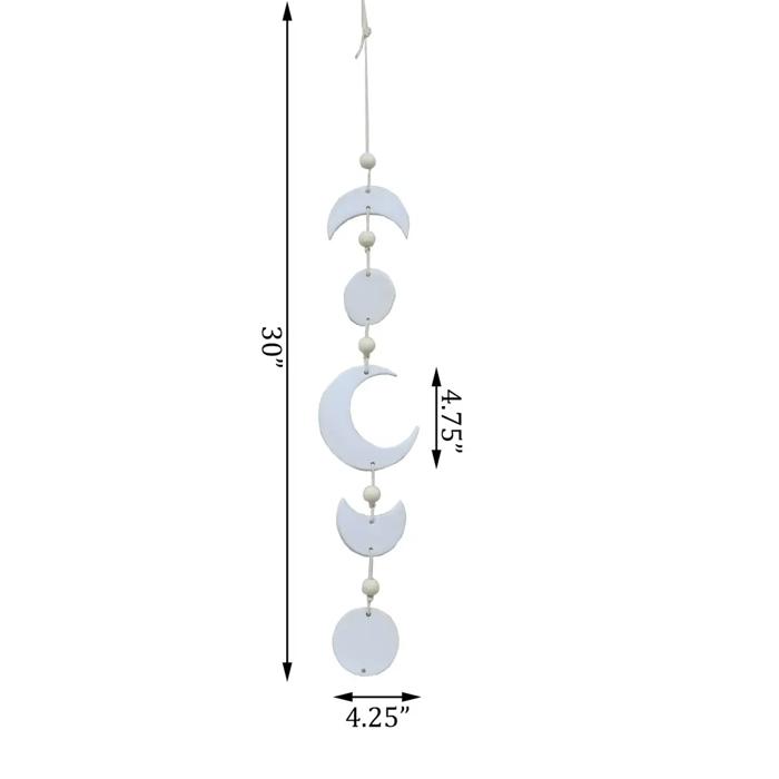 Beaded Moon Phase Wind Chime