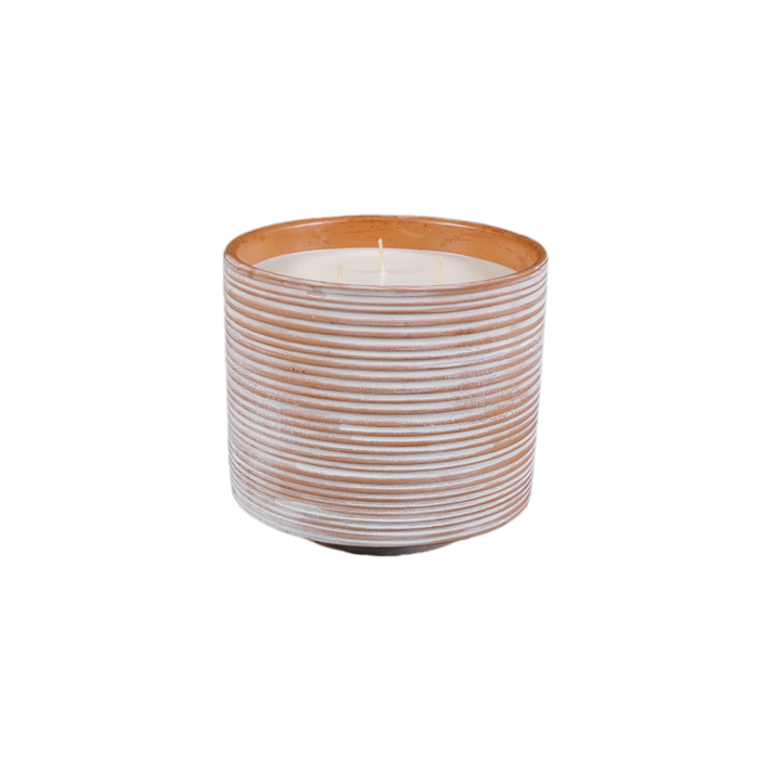 5" Terracotta Candle - Ocean Air 20 oz