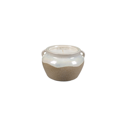 4.25" Honey Pot Ceramic Candle - Vanilla Cloud 10.4 oz