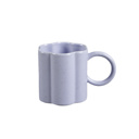  18 oz Speckled Lilac Flower Ceramic Mug 