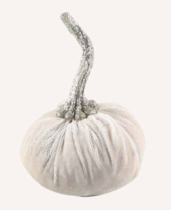 4.75" Small Velvet Pumpkin
