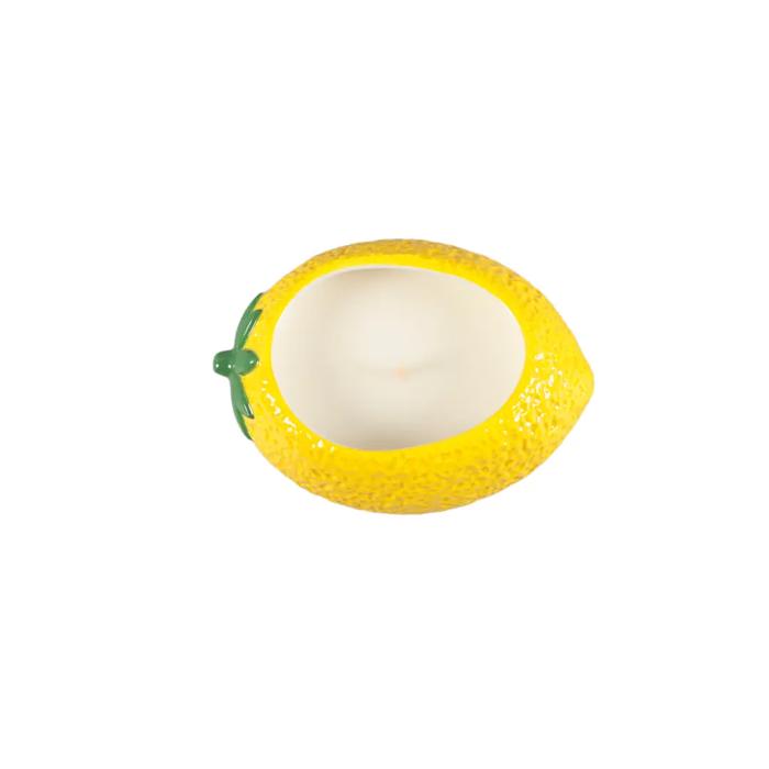Shaped Ceramic Candle - Lemon