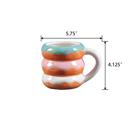  18 OZ Donut Stack Ceramic Mug  