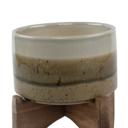  5" Ash Finish Planter