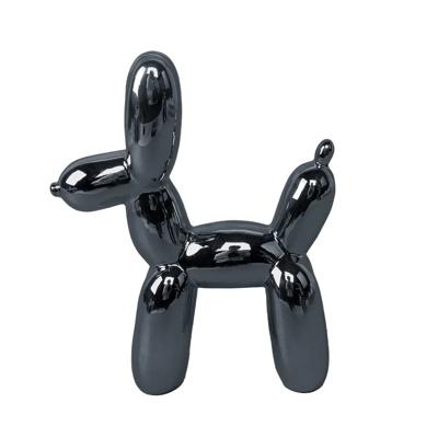11"H Metallic Black Ceramic 