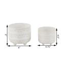  Set of 2 Sunrise Footed Planters
