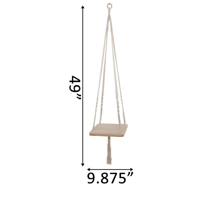 Macramé Hanging Shelf