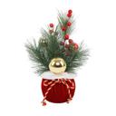  12" Xmas Tree Velvet Gift Bag 