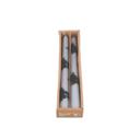  Set of 10" Hand Painted Witch Purple Taper Candles (3 oz)