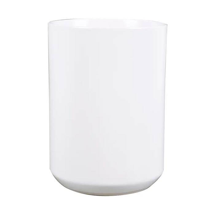 6.25" Matte White Ceramic Vas