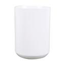  6.25" Matte White Ceramic Vas