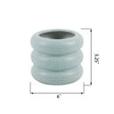  Ceramic Ribbed Planter