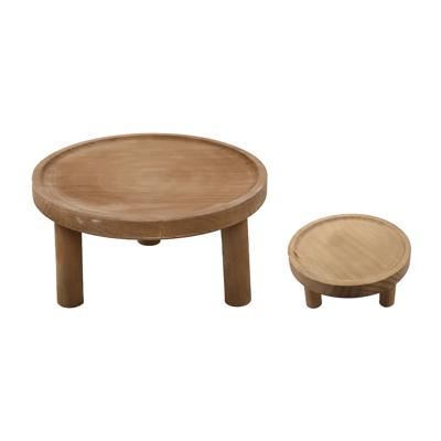  10" & 7" Wood Plant Stands