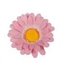 Pink Yellow 10" Artificial Faux Daisy with Suction Cup