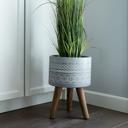  10" Tribal Fiberglass Planter