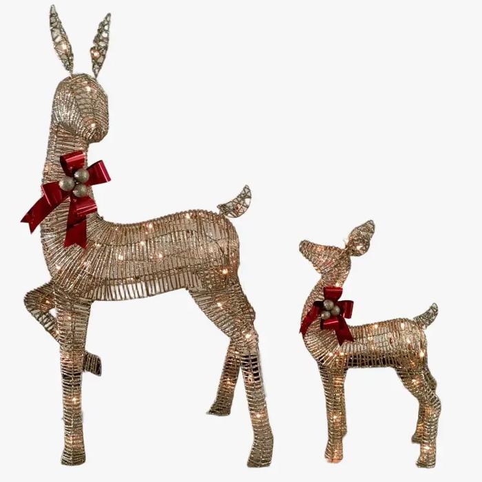 2-Piece 3D Deer Set