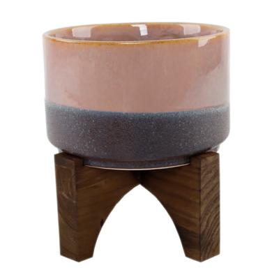 7" Lava Ceramic Planter