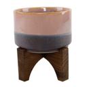  7" Lava Ceramic Planter
