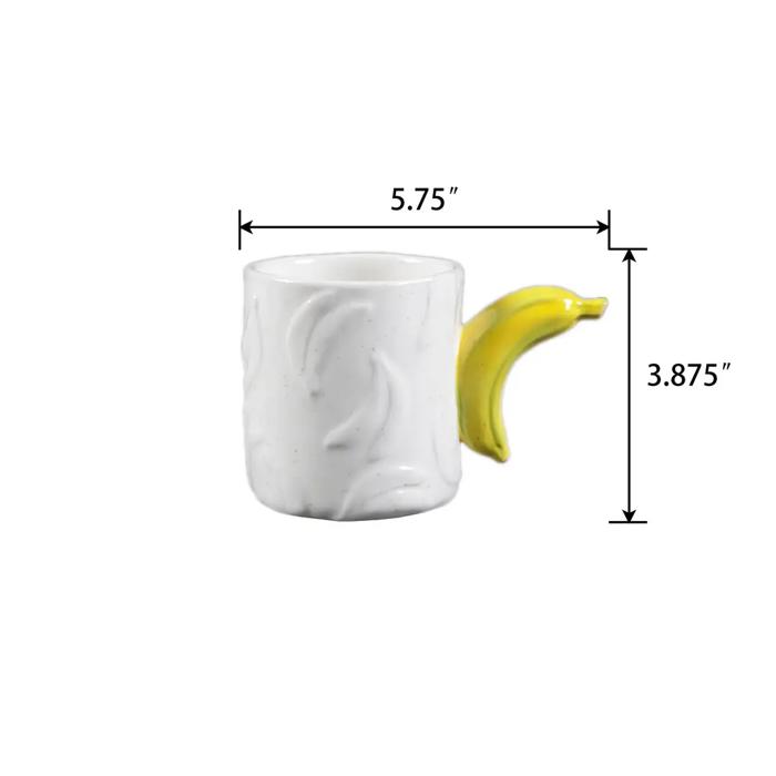 18 OZ Banana Handle Ceramic Mug