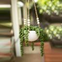 5.4" Caveman Ceramic Hanging Pot
