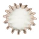  17 oz Ruffle Bowl Ceramic Candle – Veranda (Beige)