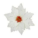  22" Artificial Faux Poinsettia with Suction Cup