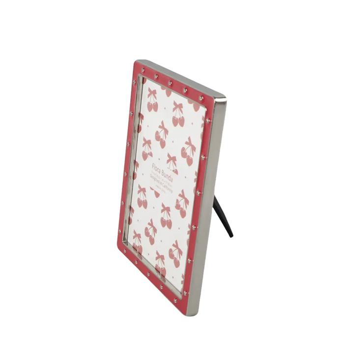 5x7 Red Zinc Alloy Frame