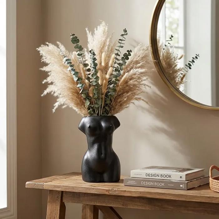 7.8"H Curvy Lady Ceramic Vase