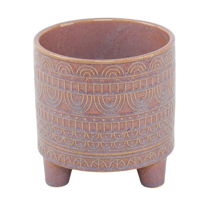 6" Aqueduct Footed Planter