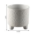  6" Cathedral Footed Planter 