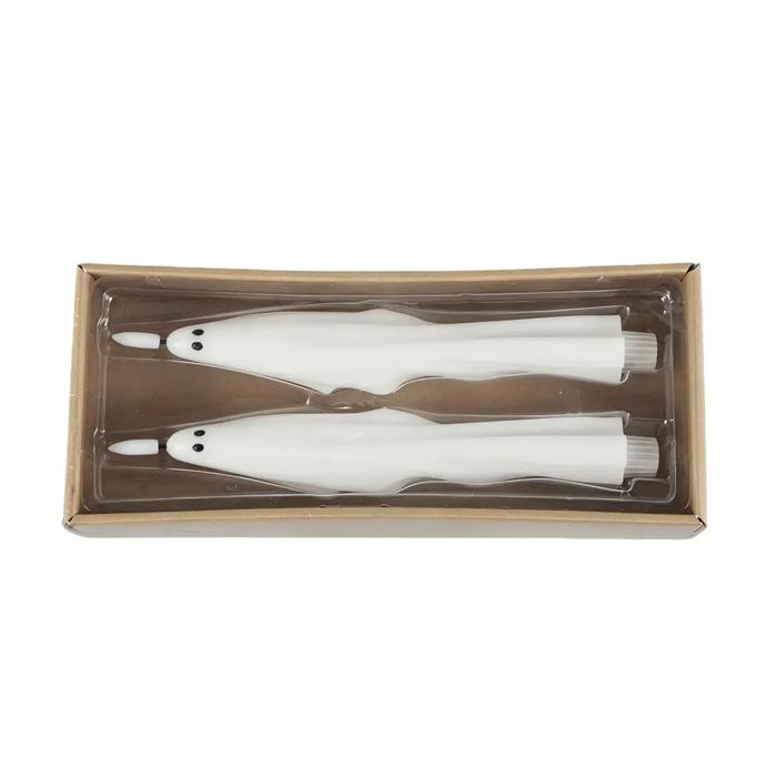 Set of 2 LED Ghost Taper - (3oz)