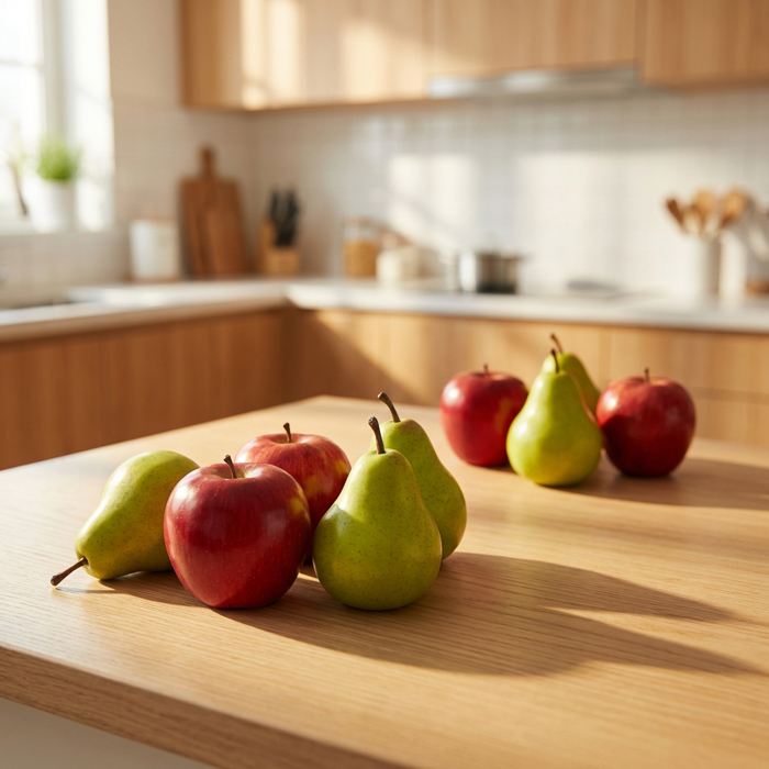 Artificial 8 PCs Assorted Fruit in Bag