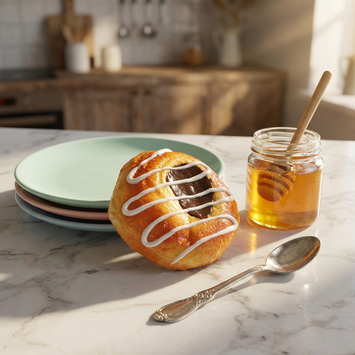 Artificial Chocolate Danish
