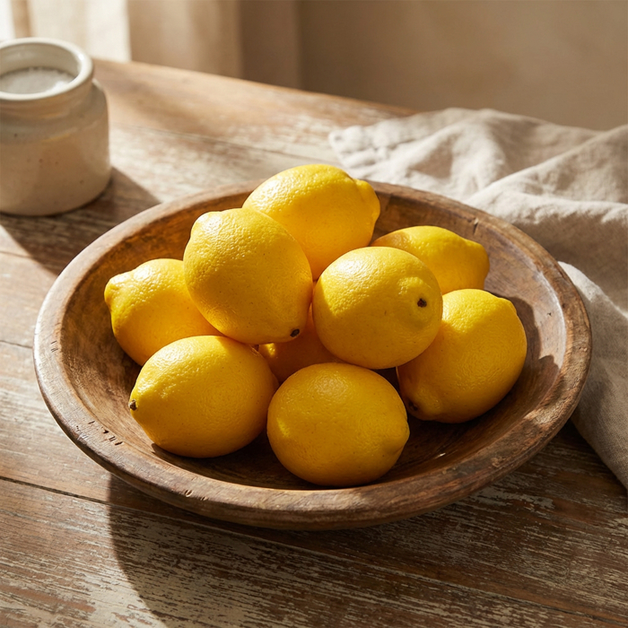 Artificial 8 PCs Lemon in Box