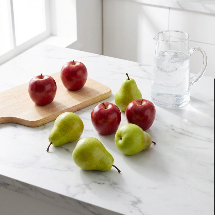 Artificial 8 PCs Assorted Fruit in Bag