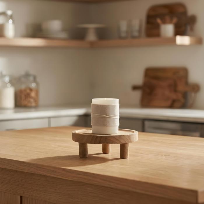 Wooden Riser for Display and Décor – Natural Wood