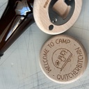  Welcome to Camp Quitcherbitchin - magnetic wood bottle opener