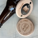  Welcome to Camp Quitcherbitchin - magnetic wood bottle opener