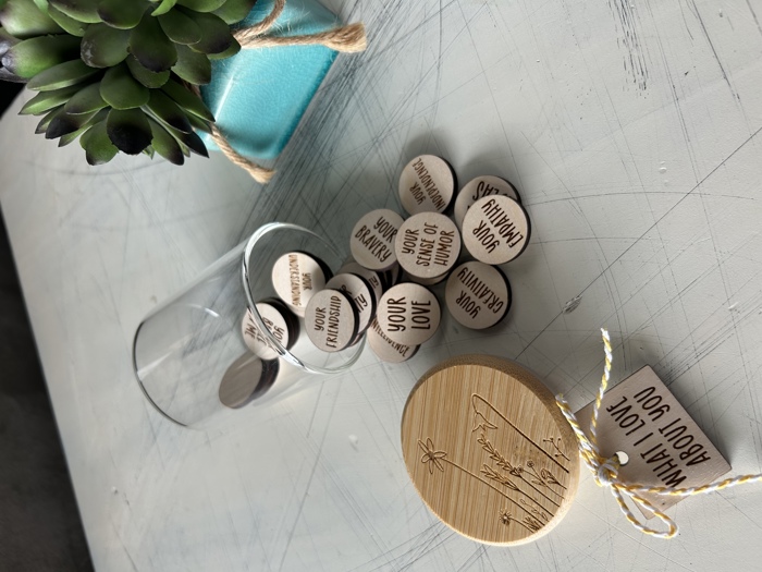 What I Love About You Token Jar