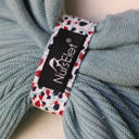Floral NursElet - Nursing Bracelet, Hands-Free Shirt Holder Becomes Your Breastfeeding Reminder Bracelet - TWO NursElets