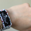 Floral NursElet - Nursing Bracelet, Hands-Free Shirt Holder Becomes Your Breastfeeding Reminder Bracelet - TWO NursElets